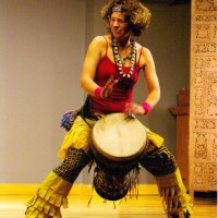 Tammi Hessen drumming